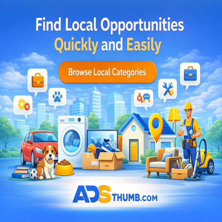 Discover Local Opportunities Faster with Smart Classified Browsing