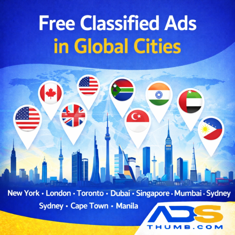 Global Free Classified Ads Marketplace – Find Local Deals in Major Cities Worldwide