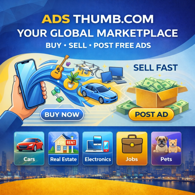 Explore Local Deals Worldwide with AdsThumb – A Global Free Classified Marketplace