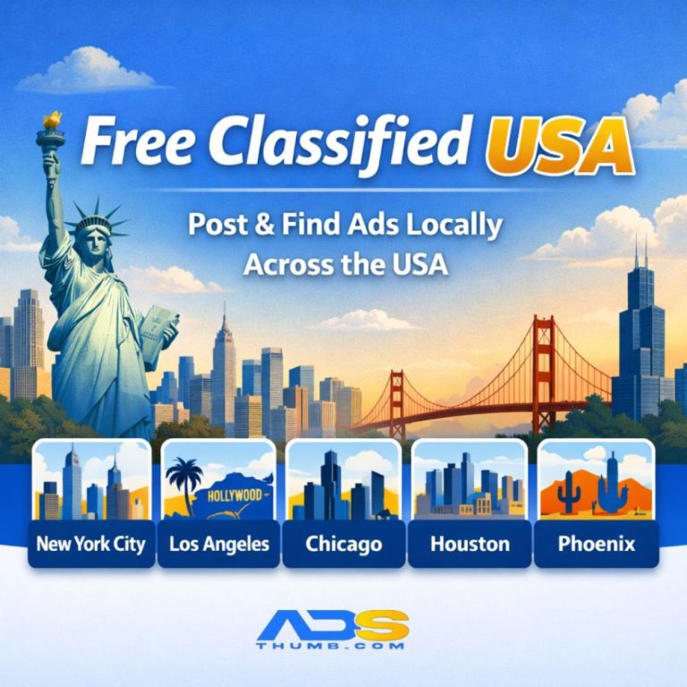 Free Classified Ads USA – Post, Find & Connect Locally with Ease