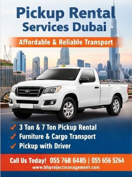 pickup-rental-dubai-flexible-reliable-pickup-truck-services-big-0