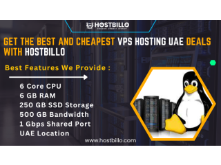 Get the best and Cheapest VPS Hosting UAE Deals with Hostbillo