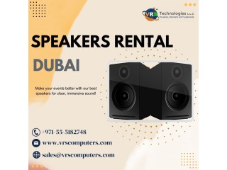 What Does Speaker Rental in Dubai Include?