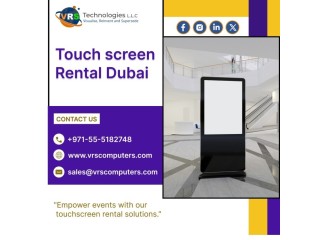Touchscreen Rental for Exhibition Across the UAE