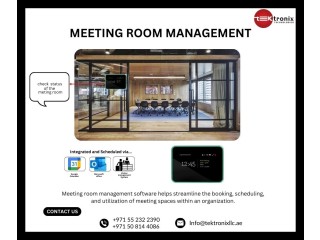 Meeting Rooms Management Application by Tektronix Technologies in Dubai
