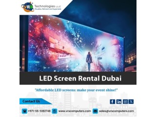Professional LED Display Rental Services in UAE