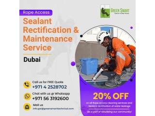Rope Access Sealant Rectification Service in Dubai
