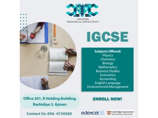 IGCSE at CTC Institute Ajman CALL - 056 473 0560