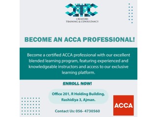 ACCA at CTC Institute Ajman CALL - 056 473 0560