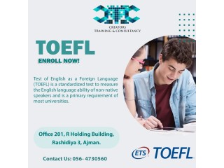 TOEFL at CTC Institute Ajman CALL - 056 473 0560