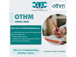 OTHM at CTC Institute Ajman CALL - 056 473 0560