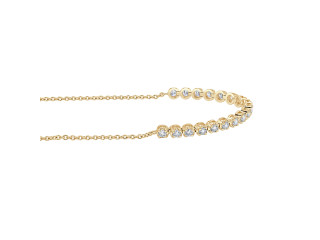 Shop Elegant Round Diamond Half Tennis Bracelet