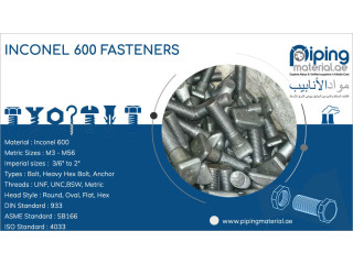 Inconel 600 Fasteners