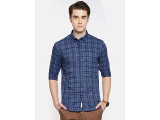 us-polo-assn-men-blue-tailored-fit-checked-casual-shirt-small-0