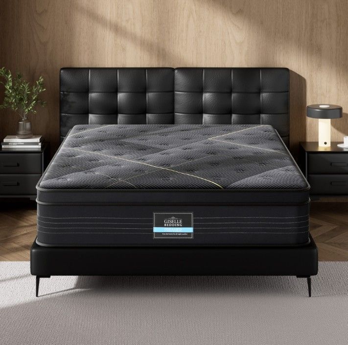 giselle-35cm-bamboo-king-mattress-firm-pocket-spring-bed-big-0