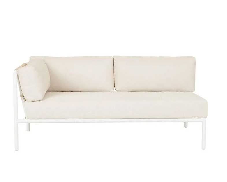 white-left-arm-2-seater-outdoor-sofa-for-modular-living