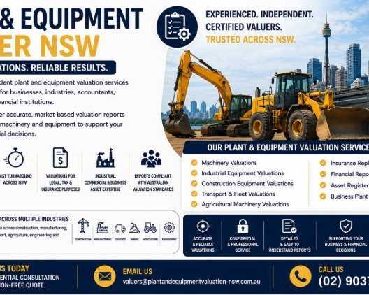 plant-and-equipment-valuer-nsw-certified-machinery-experts