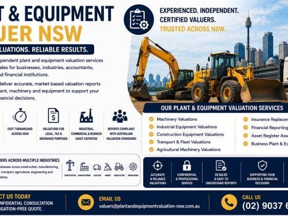 plant-and-equipment-valuer-nsw-certified-machinery-experts