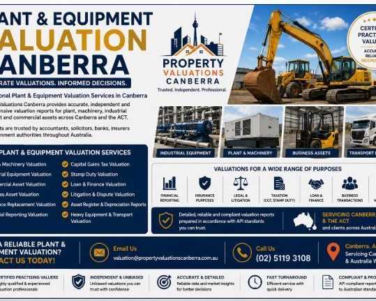 plant-equipment-valuation-canberra-machinery-valuation