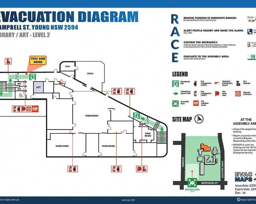 evacuation-diagrams-sydney-with-clear-emergency-exit-routes