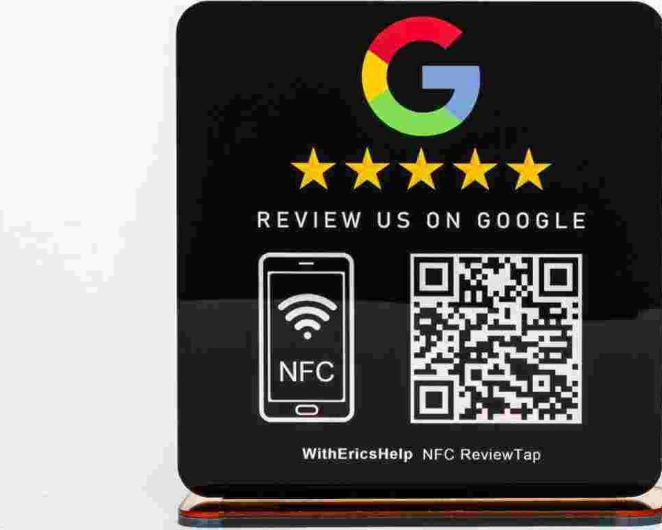 google-review-nfc-plaque-qr-code