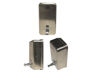 Elevate Hygiene with Our Stainless Steel Vertical Soap Dispenser | Arrow Washrooms