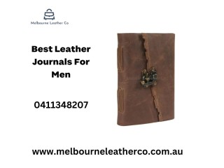Shop the Best Leather Journals for Men Online - Melbourne Leather Co