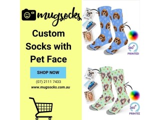 Custom Socks with Pet Face