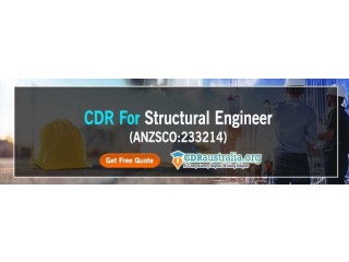 CDR for Structural Engineer (ANZSCO: 233214) - by CDRAustralia.Org