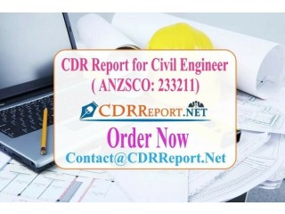 CDR Report for Civil Engineer (ANZSCO: 233211) by CDRReport.Net