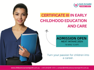Encounter Your Love for Early Childhood Education with Perth Certificate 3 Programmes!