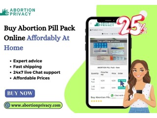 Buy Abortion Pill Pack Online Affordably At Home