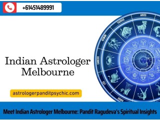 Meet Indian Astrologer Melbourne: Pandit Ragudeva's Spiritual Insights