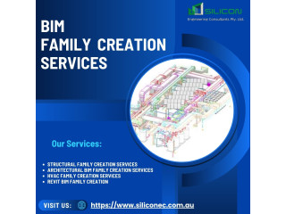 BIM Family Creation Services | Silicon Engineering Consultants Pty Ltd.