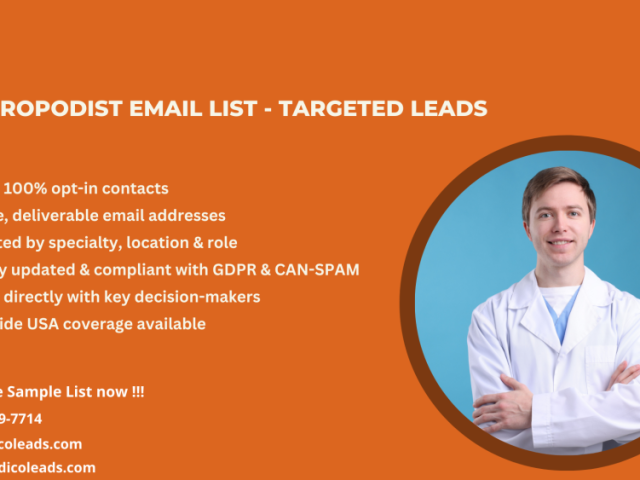 get-chiropodist-email-list-100-opt-in-verified