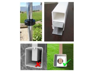 Enhance Your Vinyl PVC Fence Stability with Post Leveling Collars