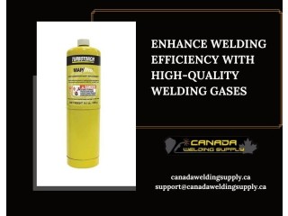 Enhance Welding Efficiency with High-Quality Welding Gases | Canada Welding Supply