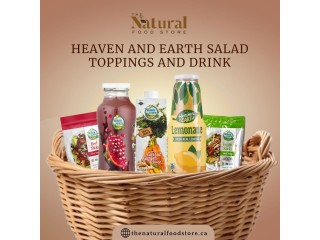 Heaven and Earth Salad Toppings And Drink - The Natural Food Store