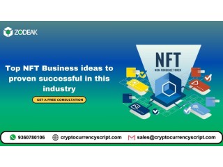 Top NFT Business ideas to proven successful in this industry