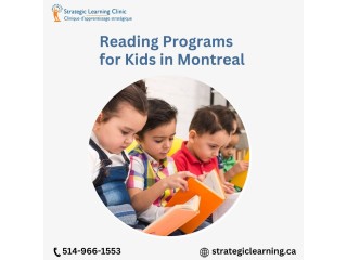 Strategic Learning Clinic: Reading Programs for Kids in Montreal