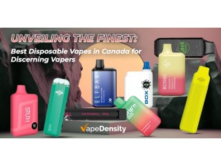 Unveiling the Finest: Best Disposable Vapes in Canada for Discerning Vapers