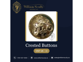 Define Your Uniform Style with Our Crested Buttons