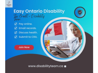 Easy Ontario Disability Tax Credit - Disability Team