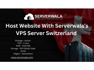 Host Website With Serverwala’s VPS Server Switzerland