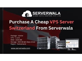 Purchase A Cheap VPS Server Switzerland From Serverwala