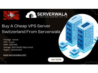 Buy A Cheap VPS Server Switzerland From Serverwala