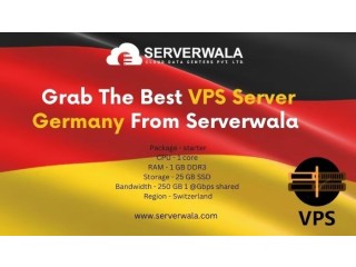 Grab The Best VPS Server Germany From Serverwala