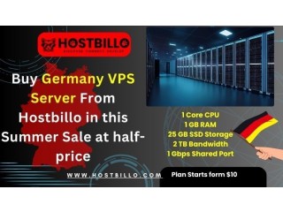 Buy Germany VPS Server From Hostbillo in this Summer Sale at half-price