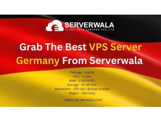 Grab The cheapest VPS Server Germany From Serverwala