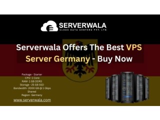 Serverwala Offers The Best VPS Server Germany - Buy Now